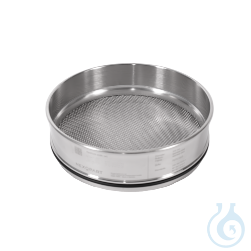 NEXOPART Analysensieb mit Edelstahlrahmen 200X50 mm- mit Metalldrahtgewebe...
